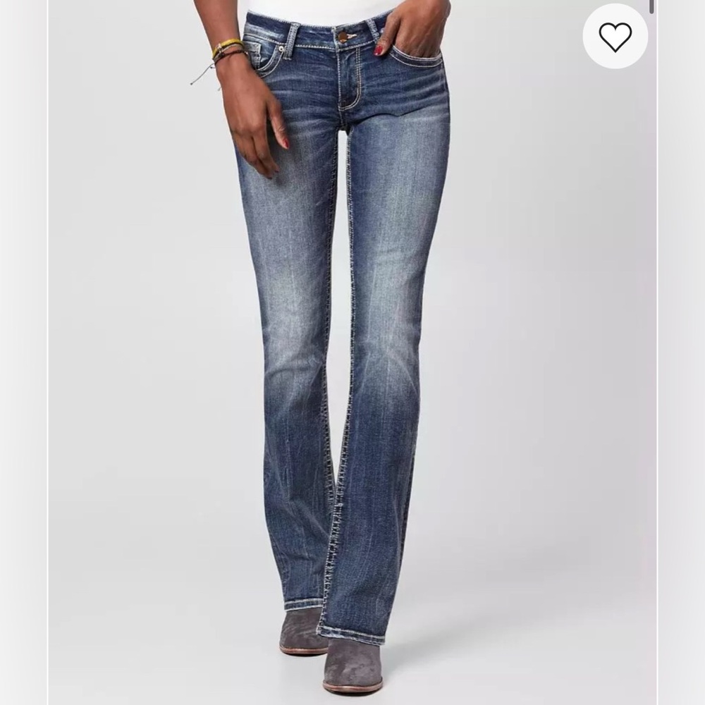 BKE Women's Blue Boot Cut Jeans
